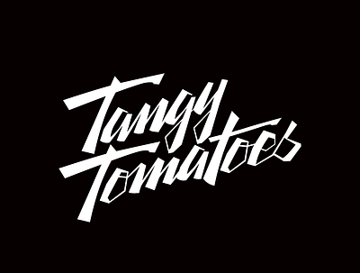 Tangy Tomatoes / Lettering Experiments graphic design lettering typography visual design