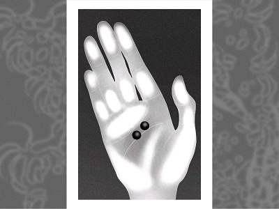 Hand with two drops of blood peas black and white book book illustration design graphic design illustration minimalism procreate