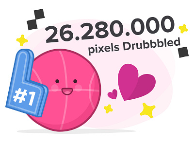 26.280.000 pixels Drubbbled so far dribbble drubbbler record