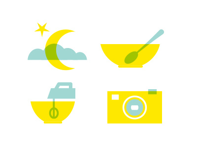 breakfast project bowl breakfast camera cooking icons spoon