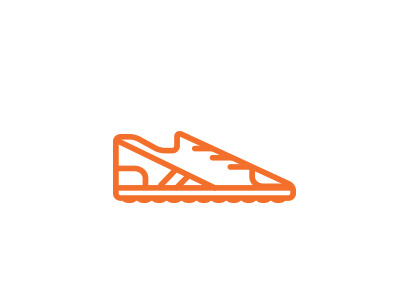 shoe exercise icon running shoe