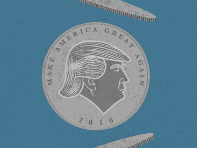 2016 coin flip, Trump 2016 america coin election president trump