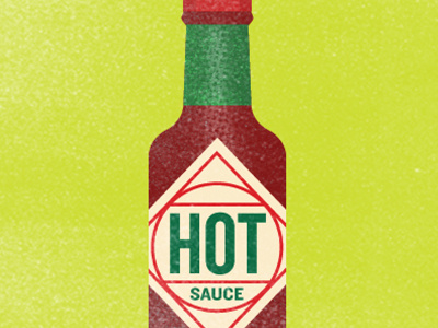 hot sauce bottle hot sauce illustration