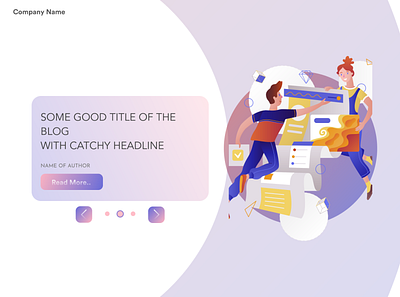 Blog page slider 🥰 app branding design figmadesign illustration illustrator logo typography ui ui design ux ux design uxui vector webpage