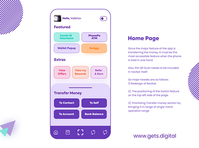 PhonePe Redesign 💳 app branding design figmadesign illustration illustrator minimal typography ui ui design ux web