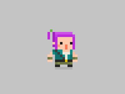 Lilian animation character game pixel art