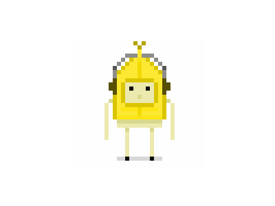 Octobit #3 - Banana Man adventure time octobit pixel art