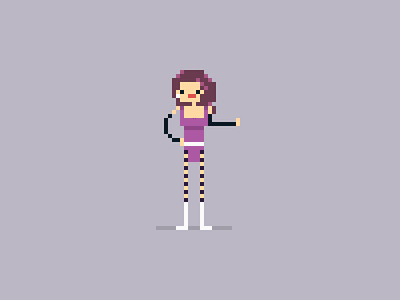 Glow - Super Cool glow netflix pixel art