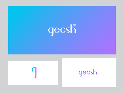 gecsh online abstract logo brand identity branding graphic design logo design logotype online online class online learning