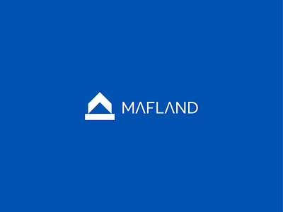 Mafland Logo abstract logo brand identity branding graphic design letterlogo lettermark logo design real estate