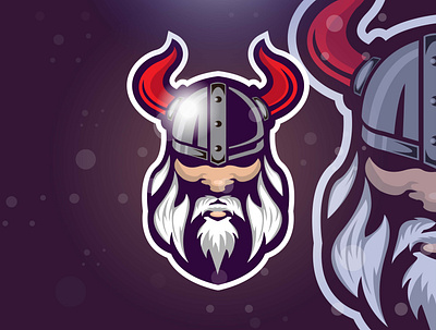 VIKING e sports team logo viking viking logo