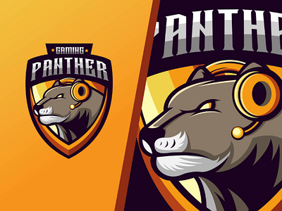 Esport Logo Gaming Panther logo esport panther