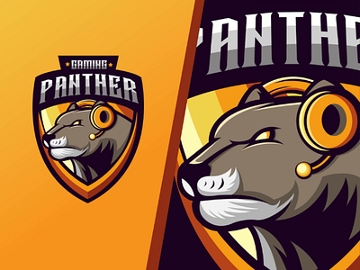 Esport Logo Gaming Panther