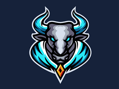 Strong Bull Logo Esports