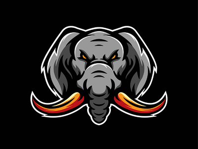 Elephant Logo Esport Template