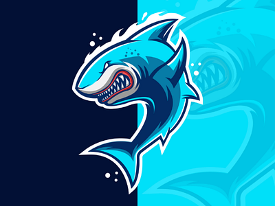 Shark Esport Gaming Logo shark e sport logo