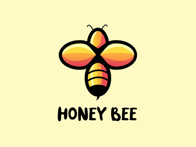 Honey Bee Logo honey bee logo simple cute