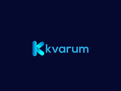 KVARUM LOGO brand branding design iconic logo illustration logo logotype modern simple symbol icon