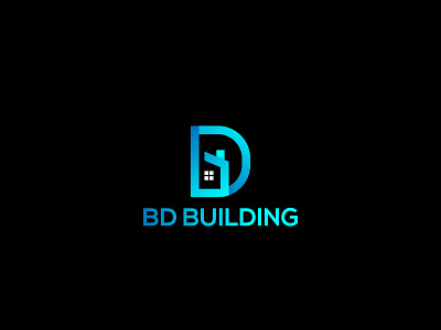 BD Building brand branding design iconic logo illustration logo logotype simple symbol icon ui