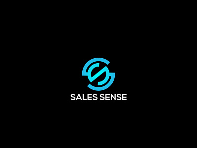 Sales Sense logo brand branding design iconic logo illustration logo logotype simple symbol icon