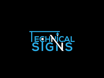 Technical Signs brand branding design iconic logo illustration logo logotype simple symbol icon