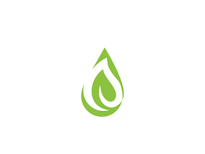 Natural Drop Logo brand branding design iconic logo illustration logo logotype simple symbol icon ui