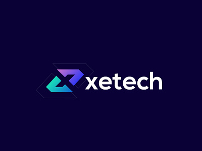 X Tech logo brand branding design iconic logo logo logotype simple symbol icon