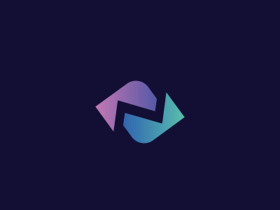 Modern N logo