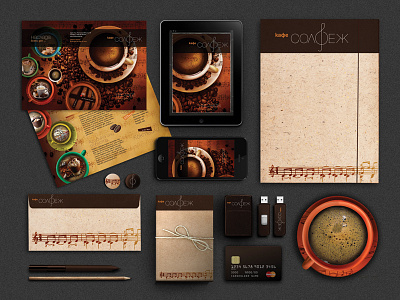 Brand identity advertisement brand brochure coffee design flyer