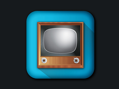Television Icon design icon illustration television vector