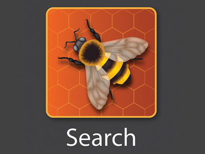 Bees Icon bees design icon print vector