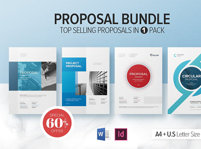 Proposal Bundle brochure bundle business corporate design layout project proposal template