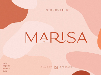 Classy Marisa - Elegant Typeface design display font serif typeface