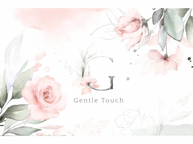 Gentle Touch Watercolor design flower graphics illustration leaves watercolor