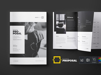 Business Proposal brochure business corporate design indesign printable project proposal proposal proposal template word