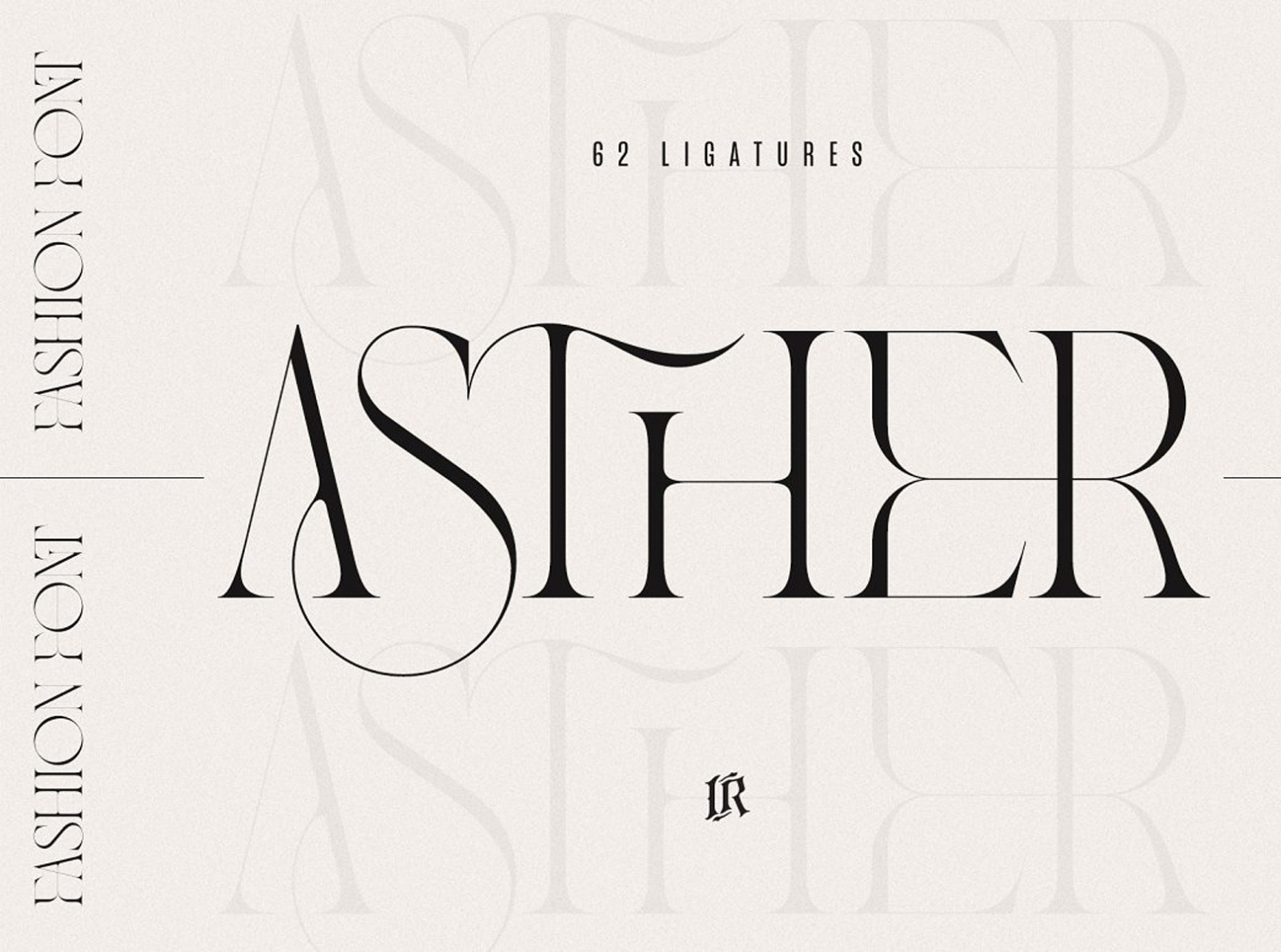 Asther - Fashion Font By Design Stock On Dribbble