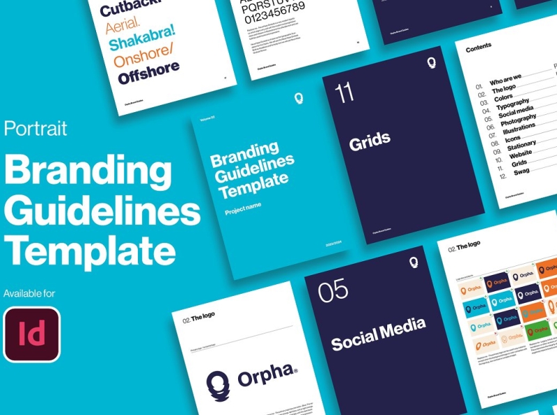 Brand Guidelines Template by Design Stock on Dribbble