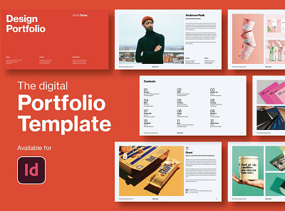 Design Portfolio brochure clean creative design portfolio designer portfolio graphic design minimal portfolio presentation