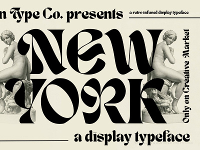 Blackletter display typeface