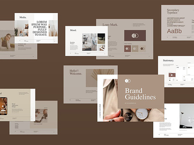 Brand Guidelines brand guideline brand manual brand style brandbook branding brochure design graphic design presentation style guideline