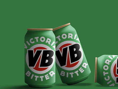 VICTORIA BITTER RE-BRAND advertising campaign beerbranding beercan branding candesign design drinkbranding illustration logo logodesign typography vbcan vbrebrand vector victoriabittercan