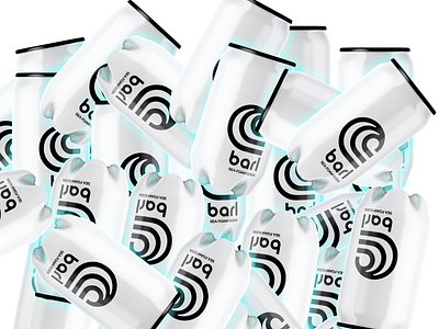 BARL sea soda advertising campaign branding can candesign design drinkbranding energy drink energy logo logo logodesign