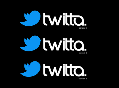 TWITTER Re-Brand branding design logo logodesign tweet twitter twitter feed twitter icon twitterbird twitterredesign twitterrific type typography vector