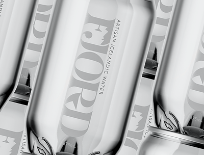 FJORD Artisan Icelandic Water Branding bottledwater branding can candesign design drinkbranding energy drink evian logo logodesign voss waterbrand waterbranding