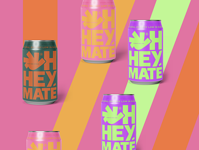 OH HEY MATÉ advertising campaign branding candesign design drinkbranding energy drink logo logodesign maté yerba mate