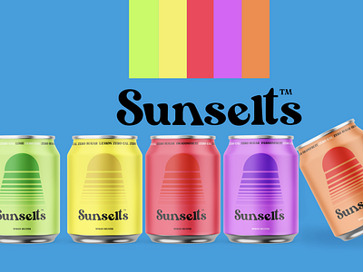 Sunselts™ Hard Seltzer branding design drinkbranding hardseltzer logo logodesign seltzer spiked seltzer