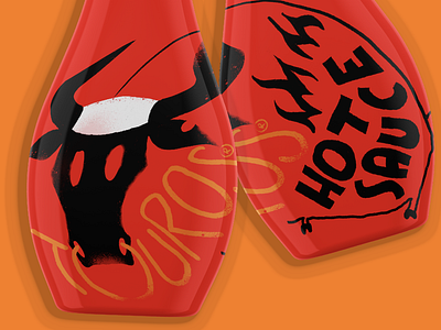 Touros HOT SAUCE design