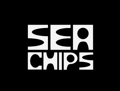 Sea Chips advertising campaign branding design fooddesign logo logodesign seaweed typography vector