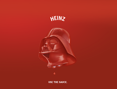 HEINZ X STARWARS AD advertising campaign branding design vector