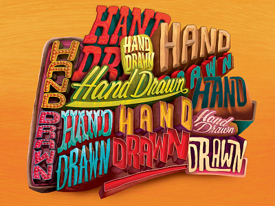 Hand Drawn / Commissioned by Print Magazine digital hand drawn illustration lettering sign signage typography